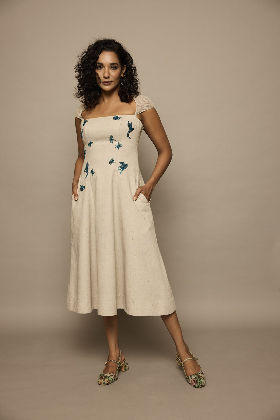 Blue bird ivory