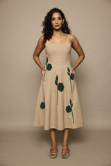 The emerald stem dress