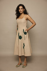 The emerald stem dress
