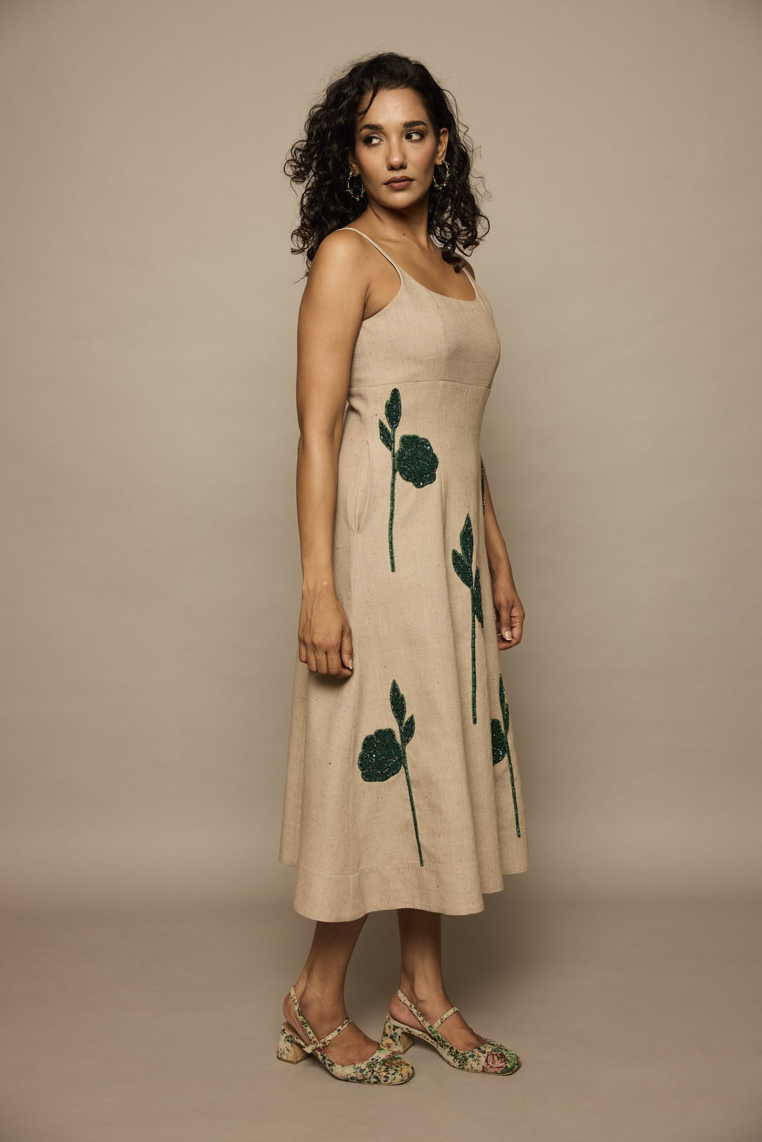 The emerald stem dress