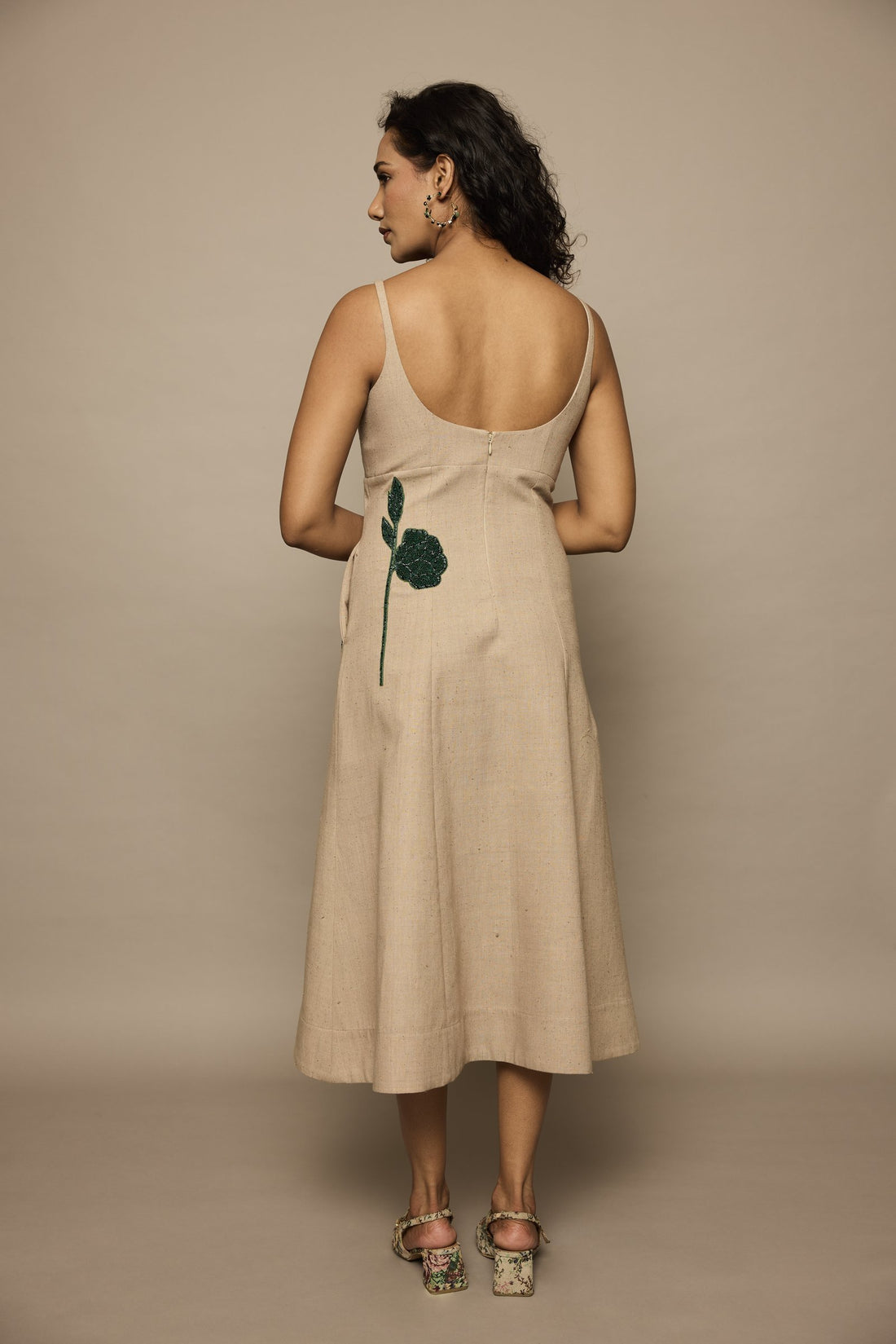 The emerald stem dress