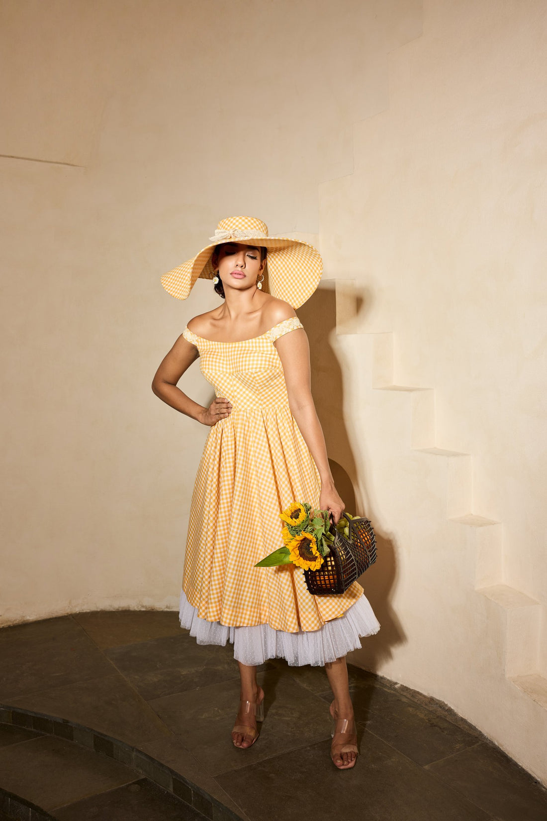 The Mari Gold dress