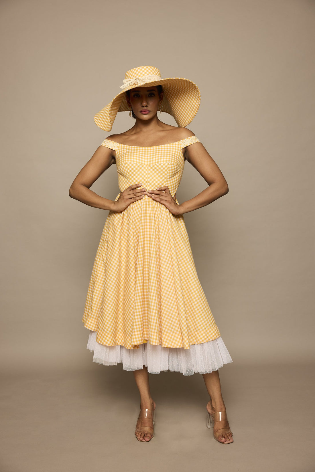 The Mari Gold dress